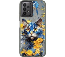 Купить - чехол для смартфона  TPU+PC чехол TakiTaki Magic glow Samsung Galaxy A13 4G (Cat / Black) 1677682