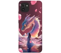 Купить - чехол для смартфона  Чехол Girl and dragon для Samsung Galaxy A03 2015702