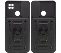 Купить - чехол для смартфона  Ударопрочный чехол Camshield Serge Ring на Realme C25Y/C21Y (Черный) 1346168