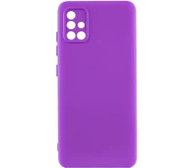 Купить - чехол для смартфона  Чехол TPU GETMAN Liquid Silk Full Camera на Samsung Galaxy A51 (Фиолетовый/Purple) 1790475