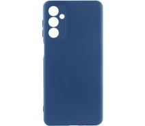Купить - чехол для смартфона  Чехол TPU GETMAN Liquid Silk Full Camera на Samsung Galaxy A34 5G (Синий / Navy Blue) 1965133
