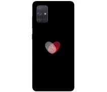 Купить - чехол для смартфона  Чехол Fingerprint heart для Samsung Galaxy A71 (2020) 2002971