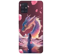 Купить - чехол для смартфона  Чехол Girl and dragon для Samsung Galaxy A51 (2020) 2015539