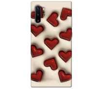 Купить - чехол для смартфона  Чехол Выпуклые сердца для Samsung Galaxy Note 10+ (2019) 2033774