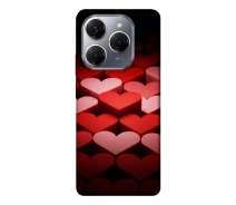 Купить - чехол для смартфона  Чехол Hearts pattern для TECNO Spark 20 Pro 2002036