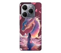 Купить - чехол для смартфона  Чехол Girl and dragon для TECNO Spark 20 Pro 2015919