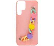 Купить - чехол для смартфона  Чехол Chained Heart с подвесной цепочкой Samsung Galaxy S23 Ultra (Pink Sand) 1611925