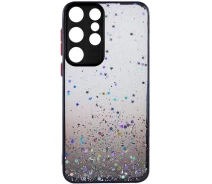 Купить - чехол для смартфона  TPU чехол Spangle star с защитой камеры на Samsung Galaxy S23 Ultra (Черный) 1611983
