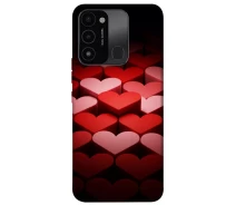 Купить - чехол для смартфона  Чехол Hearts pattern для TECNO Spark 8C 2001857