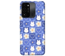 Купить - чехол для смартфона  Чехол Кролики-цветочки для TECNO Spark 8C 2030381