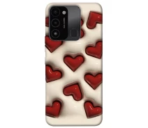 Купить - чехол для смартфона  Чехол Выпуклые сердца для TECNO Spark 8C 2033963