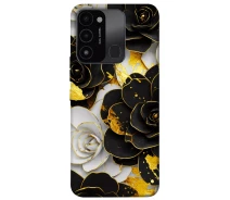 Купить - чехол для смартфона  Чехол Flower black-white для TECNO Spark 8C 2045967