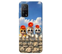 Купить - чехол для смартфона  Чехол Flower cats для Xiaomi Mi 10T 2057833
