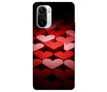 Купить - чехол для смартфона  Чехол Hearts pattern для Xiaomi Redmi K40 Pro+ 2001803