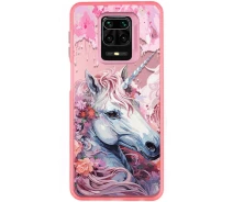 Купить - чехол для смартфона  TPU+PC чехол TakiTaki Magic glow на Xiaomi Redmi Note 9s / Note 9 Pro / Note 9 Pro Max (Unicorn / Pink) 1677967