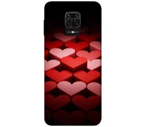 Купить - чехол для смартфона  Чехол Hearts pattern для Xiaomi Redmi Note 9 Pro 2001707