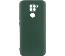 Купить - чехол для смартфона  Чехол TPU GETMAN Liquid Silk Full Camera на Xiaomi Redmi Note 9 / Redmi 10X (Зеленый / Dark green) 1790688