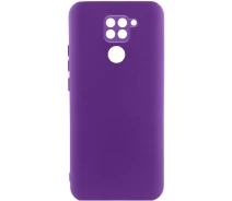 Купить - чехол для смартфона  Чехол TPU GETMAN Liquid Silk Full Camera на Xiaomi Redmi Note 9/Redmi 10X (Фиолетовый/Purple) 1790699