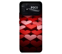 Купить - чехол для смартфона  Чехол Hearts pattern для Xiaomi Poco C40 2004880