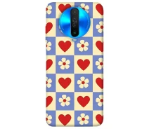 Купить - чехол для смартфона  Чехол Сердца-цветочки для Xiaomi Poco X2 2030029