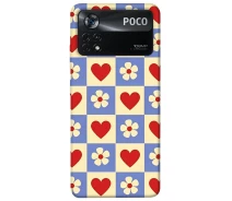 Купить - чехол для смартфона  Чехол Сердца-цветочки для Xiaomi Poco X4 Pro 2030098