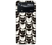 Купить - чехол для смартфона  Чехол Кошачьи шахматы для Xiaomi Poco X4 Pro 2028078