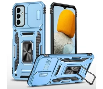 Купить - чехол для смартфона  Ударопрочный чехол Camshield Army Ring на Samsung Galaxy A16 4G/5G (Голубой/Light Blue) 1965557