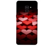 Купить - чехол для смартфона  Чехол Hearts pattern для Samsung Galaxy A8 (2018) 2001725