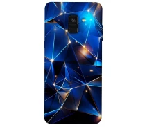 Купить - чехол для смартфона  Чехол Abstract purple pattern для Samsung Galaxy A8 (2018) 2027559