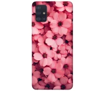 Купить - чехол для смартфона  Чехол Pink flowers для Samsung Galaxy A51 (2020) 2041730