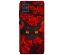 Купить - чехол для смартфона  Чехол Rose cat для Samsung Galaxy A51 (2020) 2060383