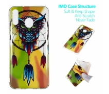 Купить - чехол для смартфона  Силиконовый (TPU) чехол Deexe LumiCase для Samsung Galaxy M20 (M205) - Owl Dream Catcher