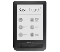Купить - электронную книгу  Электронная книга Pocketbook 625 Basic Touch 2 Black Seller Refurbished