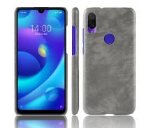 Купить - чехол для смартфона  Защитный чехол Deexe Leather Back Cover для Xiaomi Redmi 7 - Grey