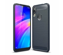 Купить - чехол для смартфона  Защитный чехол UniCase Carbon для Xiaomi Redmi 7 - Dark Blue