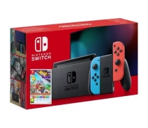 Купить - игровую консоль  Игровая консоль Nintendo Switch Neon Blue-Red (Upgraded version) + Игра Paper Mario: The Origami King