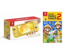Купить - игровую консоль  Игровая консоль Nintendo Switch Lite Yellow + Super Mario Maker 2