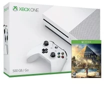 Купить - игровую консоль  Игровая консоль Microsoft Xbox One S 500GB + Игра Assassin"s Creed: Origins (Расширенная 18 месяцев)