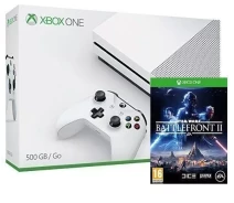 Купить - игровую консоль  Игровая консоль Microsoft Xbox One S 500GB + Игра Star Wars: Battlefront II (Расширенная 18 месяцев)