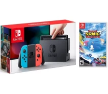 Купить - игровую консоль  Игровая консоль Nintendo Switch Neon blue/red + Team Sonic Racing