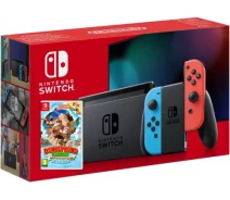 Купить - игровую консоль  Игровая консоль Nintendo Switch Neon Blue-Red (Upgraded version) + Игра Donkey Kong Country: Tropical Freeze