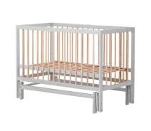 Купить - детскую кроватку  Кроватка детская Yufeng София-2 120х60 см Серо-коричневый (143649) (6773b9c6ff4ec0308e7b794a)