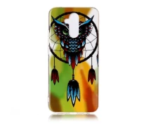 Купить - чехол для смартфона  Силиконовый (TPU) чехол Deexe LumiCase для Huawei Mate 20 Lite - Owl Dream Catcher
