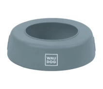 Купить - миску и контейнер для собак  Посуда для собак WAUDOG Silicone Миска-непроливайка 750 мл серая (507811)