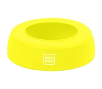 Купить - миску и контейнер для собак  Посуда для собак WAUDOG Silicone Миска-непроливайка 1 л желтая (50798)