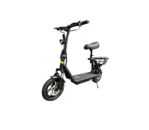 Купить - электросамокат  Электросамокат с сиденьем 14 дюймов Kugoo C1+ PLUS (1000W 18Ah) Черный