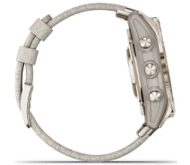 Купить - смарт-часы  Смарт-часы Garmin Epix Pro Gen 2 Sapphire 42mm Soft Gold w. Cream H. Nylon Band (010-02802-20)