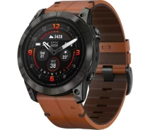 Купить - смарт-часы  Смарт-часы Garmin Epix Pro Gen 2 Sapphire 51mm Carbon G. DLC Tit. with Chestnut L. Band (010-02804-30)