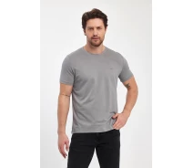 Купить - мужскую футболку  Футболка Trend Collection 12467 Светло-серый L (62013) (66ffcd48bb579d5f8d580658)