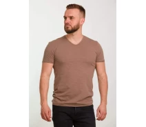Купить - мужскую футболку  Футболка Trend Collection 3481 Коричневый S (47012) (66ffcf97bb579d5f8d583c3b)